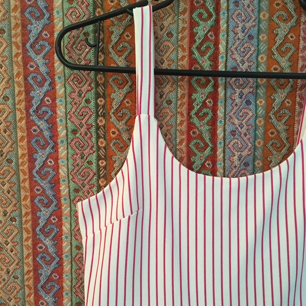 NWOT ModCloth midi striped dress
